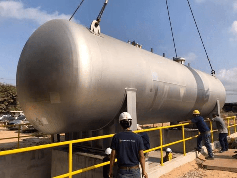 ติดตั้งถัง Air Vessels Tank